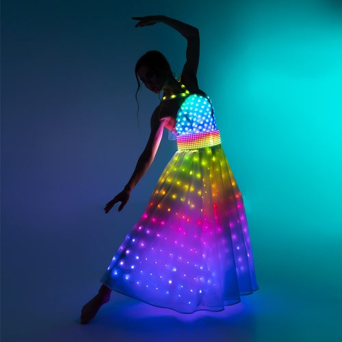 LED-light-up-dress-with-logo-belt