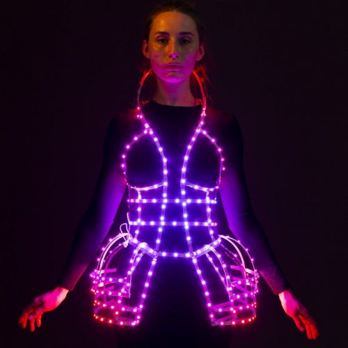 glow in the dark dress prom idea