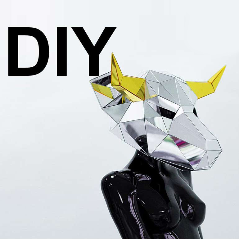 Bull DIY mirror mask