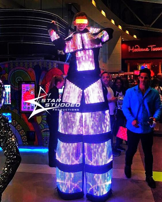 New SMART LED light up Stiltman 10000 LEDs