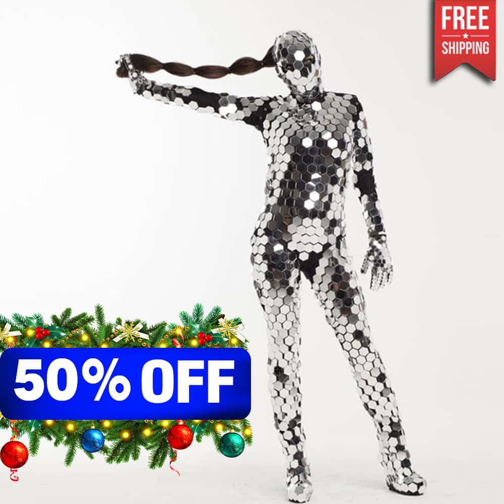 Disco ball bodysuit 