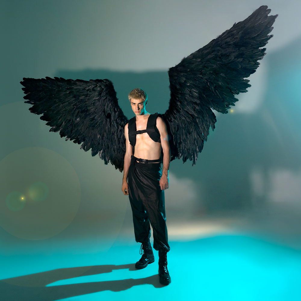 Black Devil Angel Cosplay Raven Wings by ETEREshop