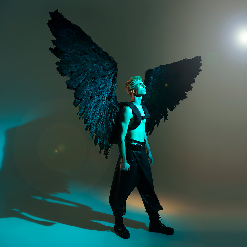 Black Devil Angel Cosplay Raven Wings by ETEREshop