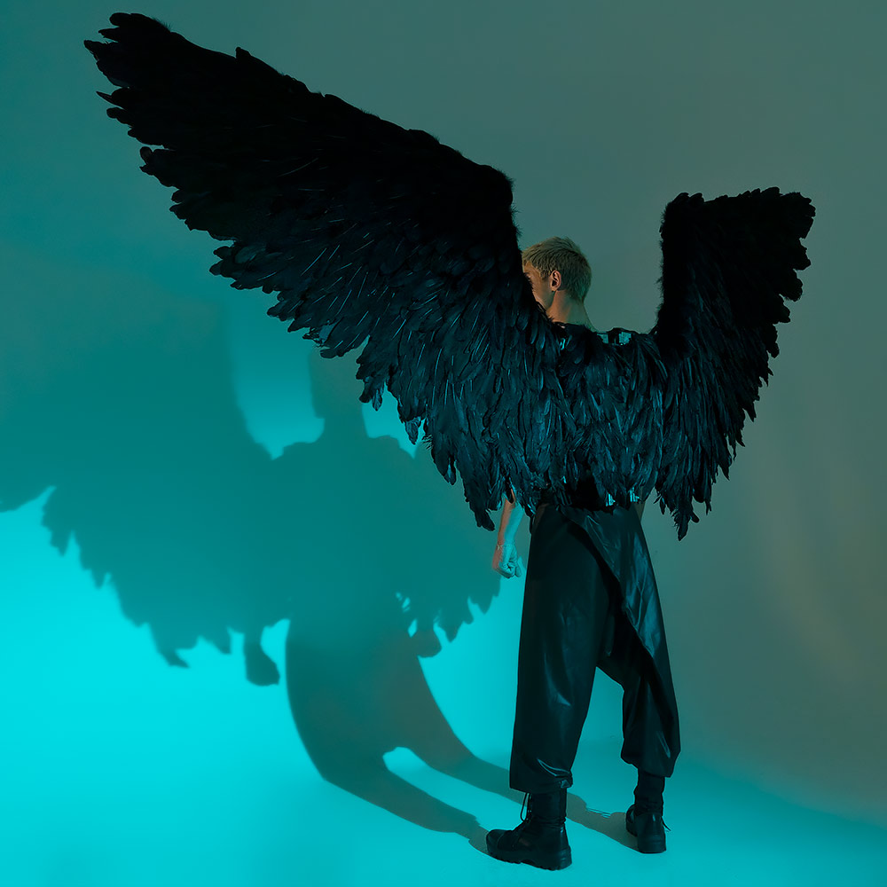 Black Devil Angel Cosplay Raven Wings by ETEREshop