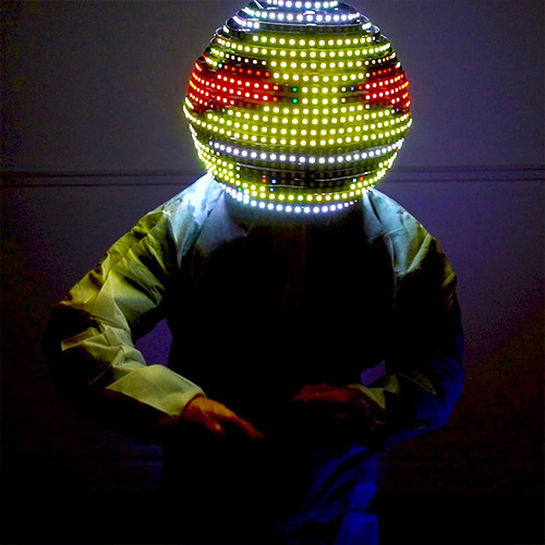 pixel led full face mask helmet review