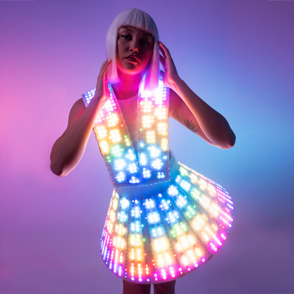 light-up-dresses-with-logo-and-text-output