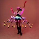 Glowing led Strolling Table