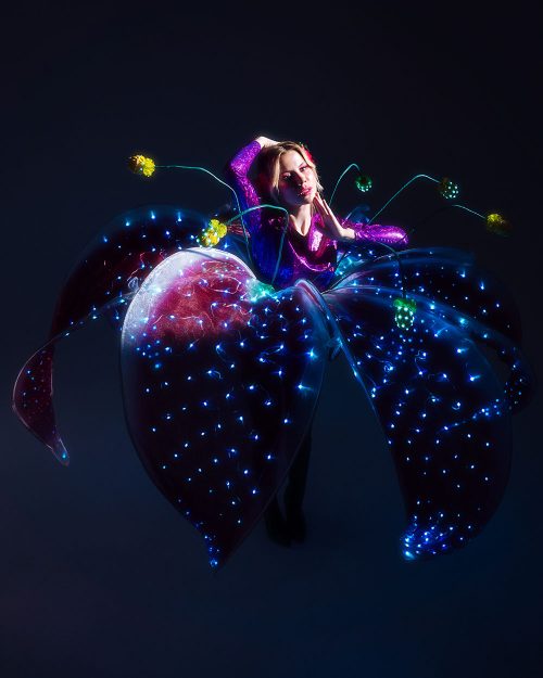 programmable-dance-dress-flower