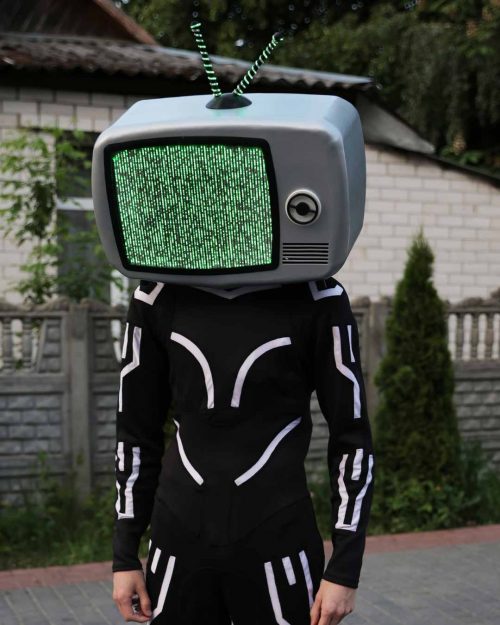 cosplay helmet TV