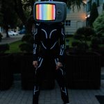 led light up cosplay helmet