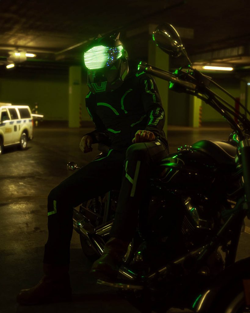 Programmable Led Helmet Programmable LED light up helmet - by ETERESHOP