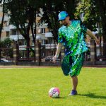 soccer player costume for the festival