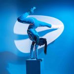 LED gymnast costume