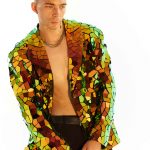mirrored suit
