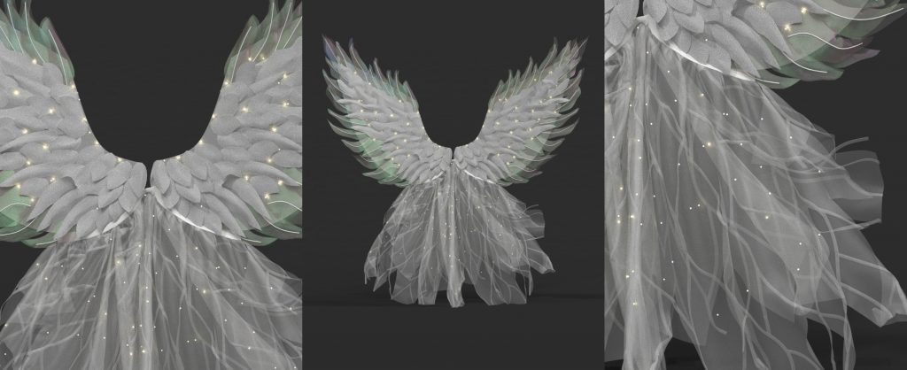 Angel Wings for a Fairy LED Costume