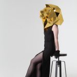 3D Gold Mirror Lion Mask Helmet ETERESHOP