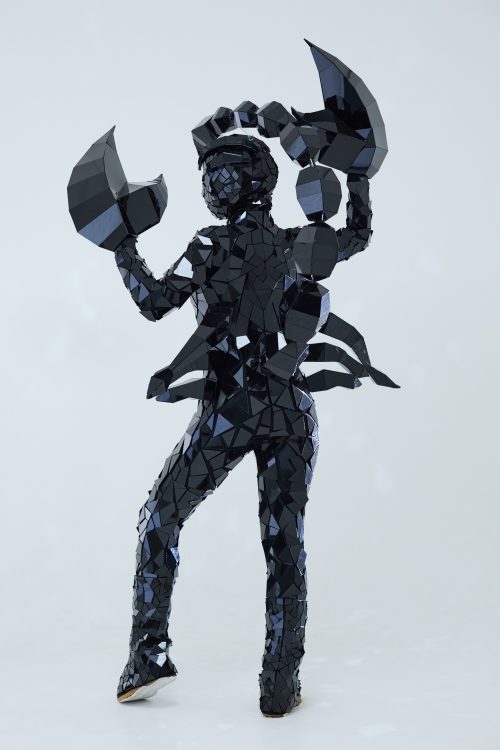 Black Scorpion Costume Back View