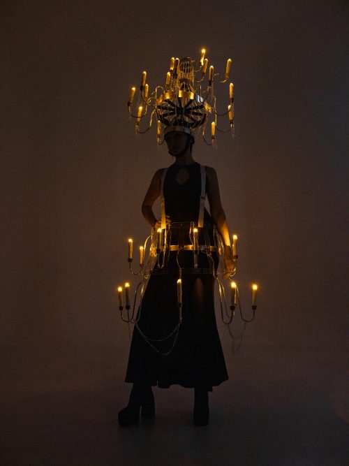 LED Chandelier Costume Light-Up Chandelier Dress by ETERESHOP LED Chandelier Costume Light-Up Chandelier Dress by ETERESHOP